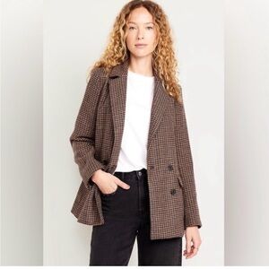 OLD NAVY Plaid Blazer Size L